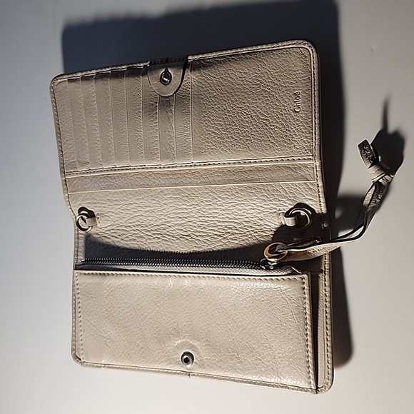 Chloe Paddington Long Leather Wallet. Beige Color. Authentic. - Picture 4 of 14